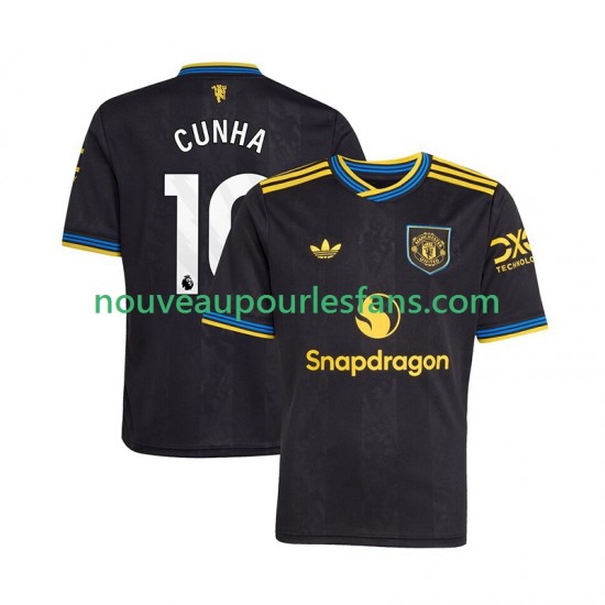 Maillot Manchester United Matheus Cunha 10 Homme Tenue 3ème 2025-2026 Manche Courte