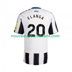 Maillot Newcastle United Elanga 20 Homme Tenue Domicile 2025-2026 Manche Courte