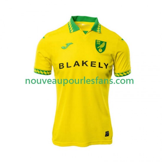 Maillot Norwich City Homme Tenue Domicile 2025-2026 Manche Courte