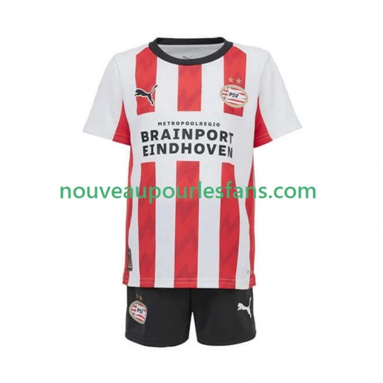 Maillot PSV Eindhoven Enfant Tenue Domicile 2025-2026 Manche Courte