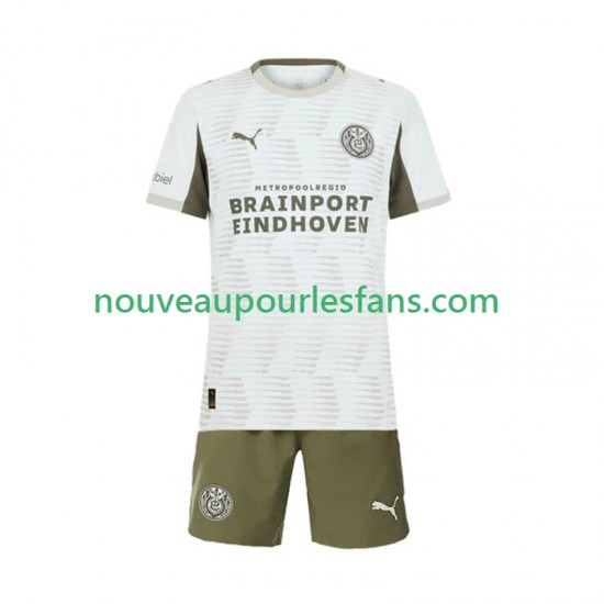 Maillot PSV Eindhoven Enfant Tenue 3ème 2025-2026 Manche Courte