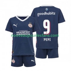 Maillot PSV Eindhoven Ricardo Pepi 9 Enfant Tenue Extérieur 2025-2026 Manche Courte
