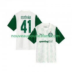 Maillot Palmeiras Estevao 41 Homme Tenue Extérieur 2025-2026 Manche Courte
