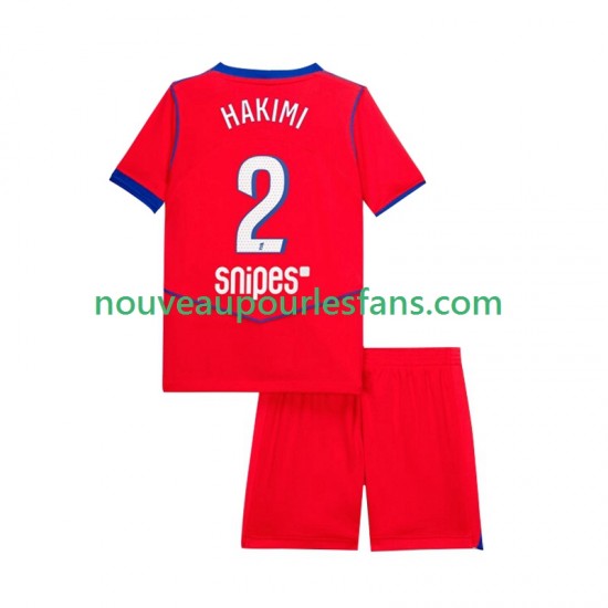 Maillot Paris Saint-Germain Achraf Hakimi 2 Enfant Tenue 3ème 2025-2026 Manche Courte