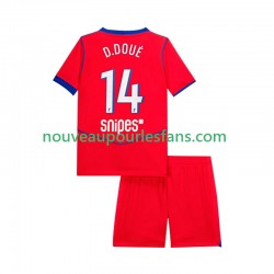 Maillot Paris Saint-Germain Desire Doue 14 Enfant Tenue 3ème 2025-2026 Manche Courte