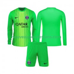Maillot Paris Saint-Germain Gardien Enfant Tenue Extérieur 2025-2026 Manche Longue