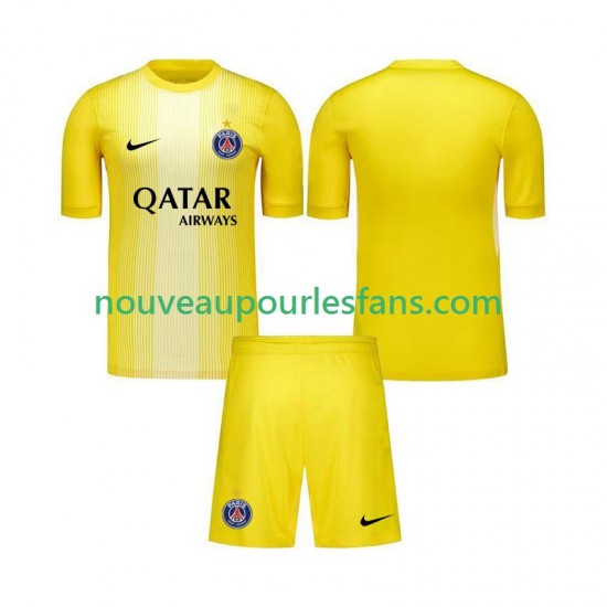 Maillot Paris Saint-Germain Gardien Enfant Tenue 3ème 2025-2026 Manche Courte