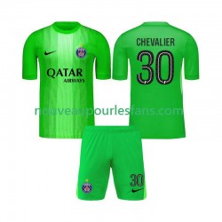 Maillot Paris Saint-Germain Lucas Chevalier 30 Gardien Enfant Tenue Extérieur 2025-2026 Manche Courte
