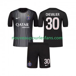 Maillot Paris Saint-Germain Lucas Chevalier 30 Gardien Enfant Tenue Domicile 2025-2026 Manche Courte