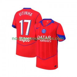 Maillot Paris Saint-Germain Khvicha Kvaratskhelia 7 Enfant Tenue 3ème 2025-2026 Manche Courte