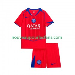Maillot Paris Saint-Germain Enfant Tenue 3ème 2025-2026 Manche Courte