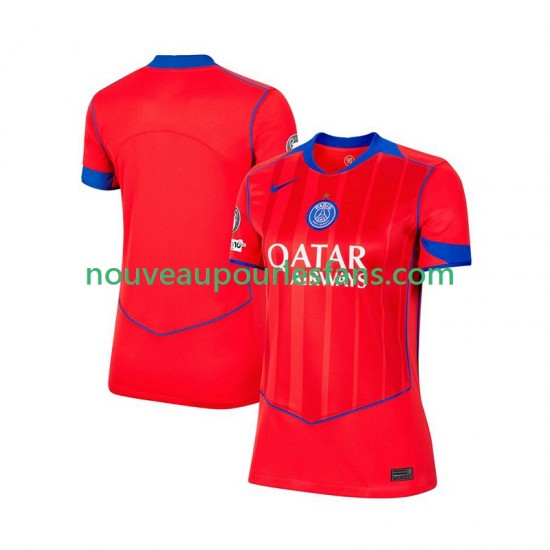 Maillot Paris Saint-Germain Femme Tenue 3ème 2025-2026 Manche Courte