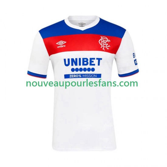 Maillot Rangers Homme Tenue Extérieur 2025-2026 Manche Courte