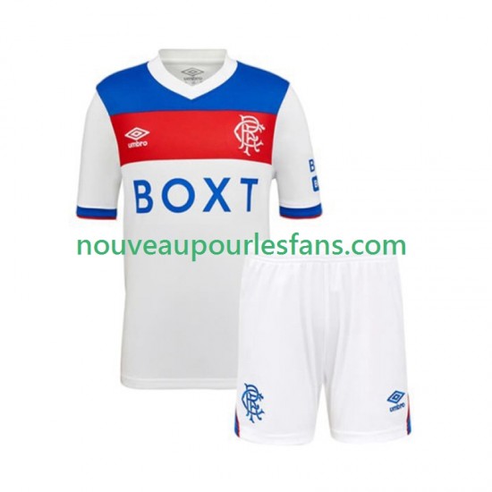 Maillot Rangers Enfant Tenue Extérieur 2025-2026 Manche Courte