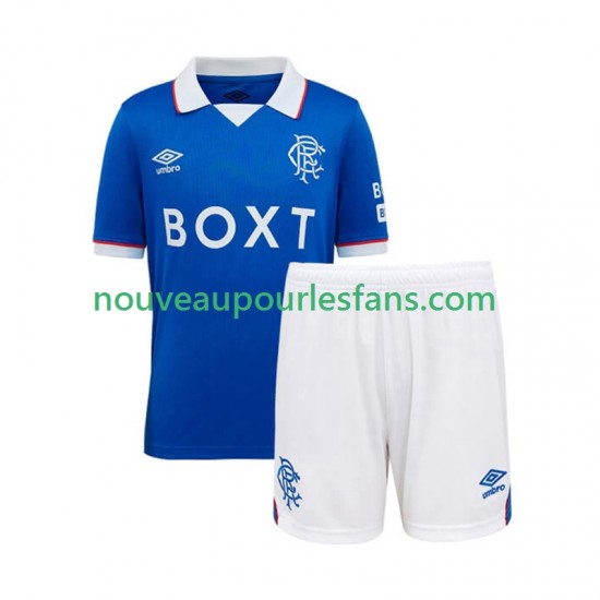 Maillot Rangers Enfant Tenue Domicile 2025-2026 Manche Courte