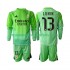 Maillot Real Madrid Andriy Lunin 13 Gardien Enfant Tenue Extérieur 2025-2026 Manche Longue