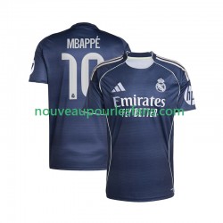 Maillot Real Madrid Mbappé Kylian 10 Homme Tenue Extérieur 2025-2026 Manche Courte