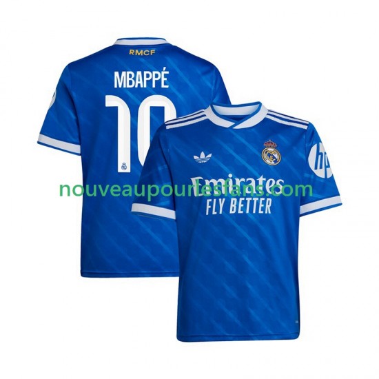 Maillot Real Madrid Mbappé Kylian 10 Homme Tenue 3ème 2025-2026 Manche Courte