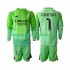 Maillot Real Madrid Thibaut Courtois 1 Enfant Tenue Extérieur 2025-2026 Manche Longue