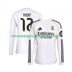 Maillot Real Madrid Trent Alexander-Arnold 12 Homme Tenue Domicile 2025-2026 Manche Longue