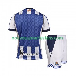 Maillot Real Sociedad Enfant Tenue Domicile 2025-2026 Manche Courte