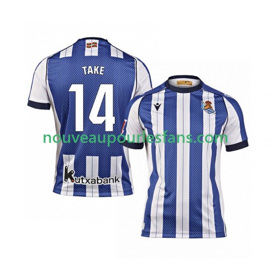 Maillot États-Unis Real Sociedad Takef Kubo 14 Homme Tenue Domicile 2025-2026 Manche Courte