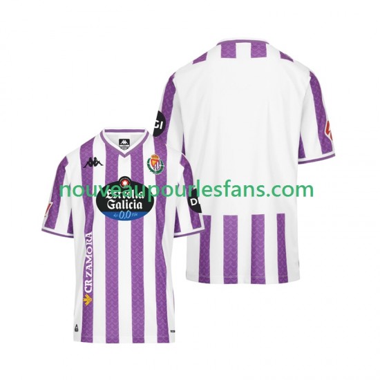 Maillot Real Valladolid Homme Tenue Domicile 2025-2026 Manche Courte
