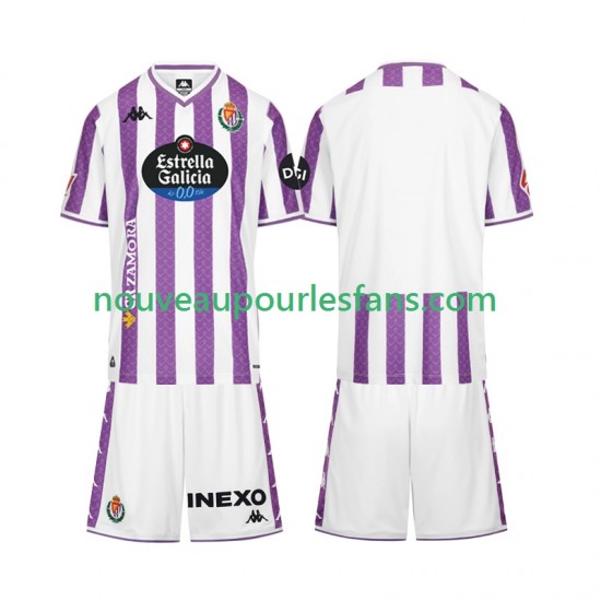 Maillot Real Valladolid Enfant Tenue Domicile 2025-2026 Manche Courte
