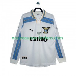 Maillot SS Lazio 2000 Rétro Homme Tenue Extérieur 1999 Manche Longue