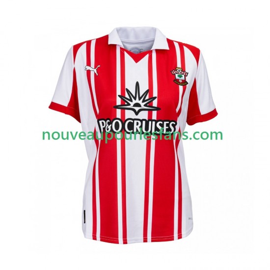 Maillot Southampton Homme Tenue Domicile 2025-2026 Manche Courte