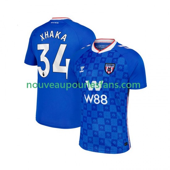 Maillot Sunderland Granit Xhaka 34 Homme Tenue Extérieur 2025-2026 Manche Courte