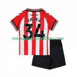 Maillot Sunderland Granit Xhaka 34 Enfant Tenue Domicile 2025-2026 Manche Courte