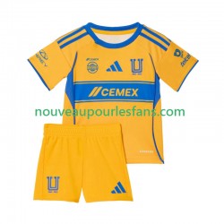 Maillot Tigres UANL Enfant Tenue Domicile 2025-2026 Manche Courte