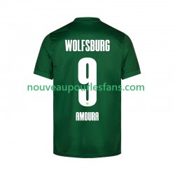 Maillot VfL Wolfsburg Mohamed Amoura 9 Homme Tenue Domicile 2025-2026 Manche Courte