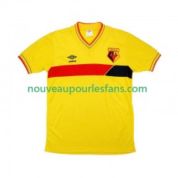 Maillot Watford 1985 Rétro Homme Tenue Domicile Manche Courte