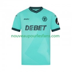 Maillot Wolverhampton Wanderers Homme Tenue Extérieur 2024-2025 Manche Courte
