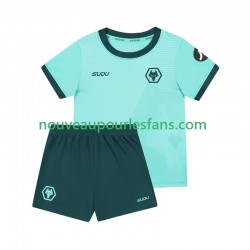 Maillot Wolverhampton Wanderers Enfant Tenue Extérieur 2025-2026 Manche Courte