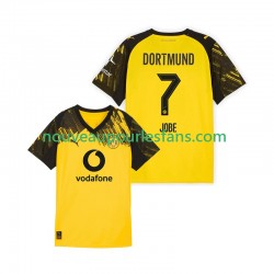 Maillot Borussia Dortmund Jobe Bellingham 7 Homme Tenue Domicile 2025-2026 Manche Courte