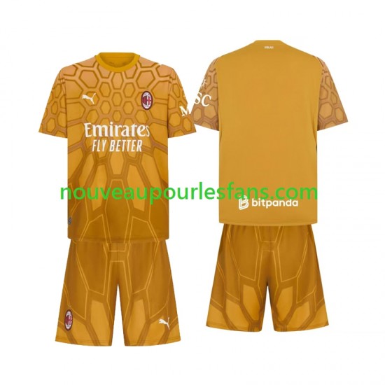 Maillot AC Milan Gardien Enfant Tenue Domicile 2026-2027 Manche Courte