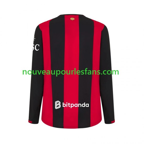 Maillot AC Milan Homme Tenue Domicile 2026-2027 Manche Longue
