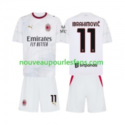 Maillot AC Milan Ibrahimović 11 Enfant Tenue Extérieur 2026-2027 Manche Courte