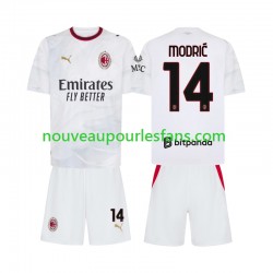Maillot AC Milan Modrić Luka 14 Enfant Tenue Extérieur 2026-2027 Manche Courte