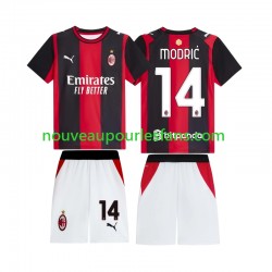 Maillot AC Milan Modrić Luka 14 Enfant Tenue Domicile 2026-2027 Manche Courte