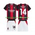 Maillot AC Milan Modrić Luka 14 Enfant Tenue Domicile 2026-2027 Manche Courte
