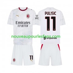 Maillot AC Milan Pulisic 11 Enfant Tenue Extérieur 2026-2027 Manche Courte