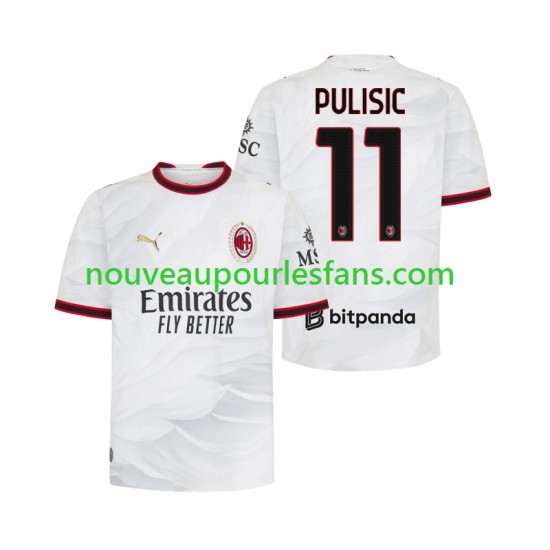 Maillot AC Milan Pulisic 11 Homme Tenue Extérieur 2026-2027 Manche Courte