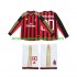 Maillot AC Milan RONALDINHO 80 2013 2014 Rétro Enfant Tenue Domicile Manche Longue