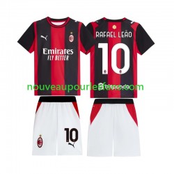 Maillot AC Milan Rafael Leao 10 Enfant Tenue Domicile 2026-2027 Manche Courte