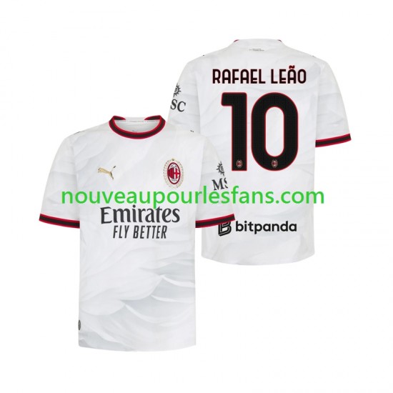 Maillot AC Milan Rafael Leao 10 Homme Tenue Extérieur 2026-2027 Manche Courte