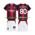Maillot AC Milan Ronaldinho 80 Enfant Tenue Domicile 2026-2027 Manche Courte